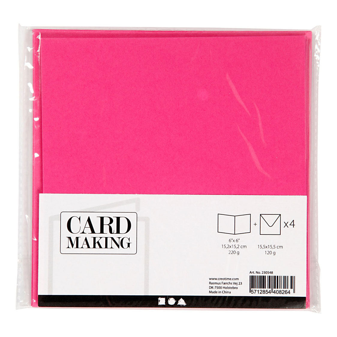 Creitiv Company Cards and Convolles Dark Pink, 4 ..