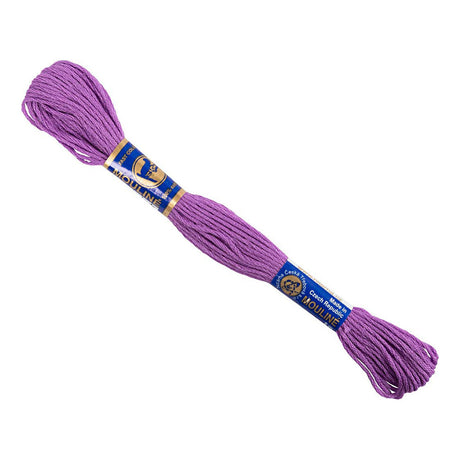 Creativ firma broderitråd lilla, 8m