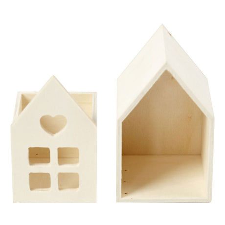 Creativ Company træhus med skuffe, 10,8 cm