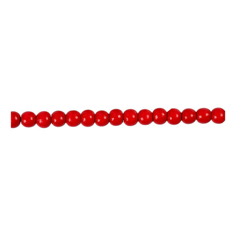 Creativ Company Wood Perles Red, 150st.