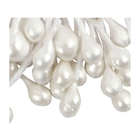 Creativ company cc blomsterstøvdragere 6 cm hvid 100 stk