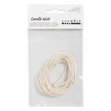 Creativ Company Wick for døbt (dias 22-30 mm) og støbt stearinlys (Slide 60-80 mm), 3 m