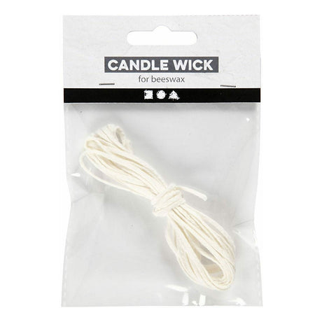Creativ Company Flat Wick for Candle of Beeswas (2-3 mm), 3m