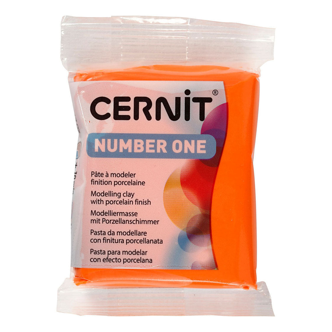 Creativ company cernit modeling clay orange, 56 gram