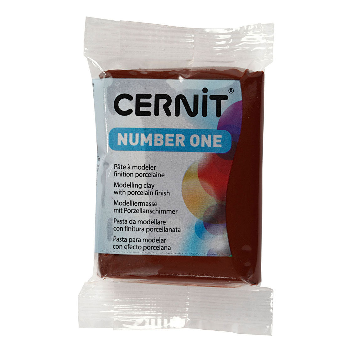 Creativ Company Cernit Mountain Klei Brown, 56 gram