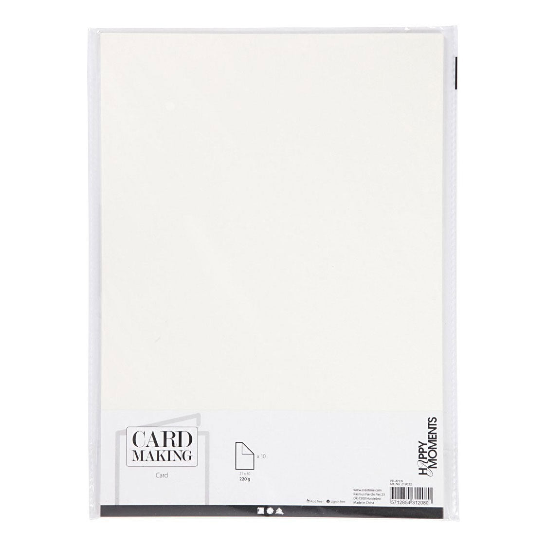 Creativ Company Cardboard Light Red A4 220G, 10 ..