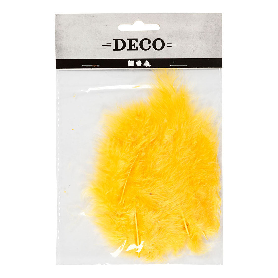 Creativ Company Down Yellow 5-12 cm, 15 ..