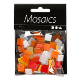 Creativ Company Mini Mosaic Red Orange 1x1mm, 25 gram
