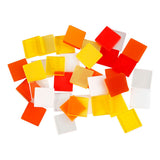 Creativ Company Mini Mosaic Red Orange 1x1mm, 25 gram