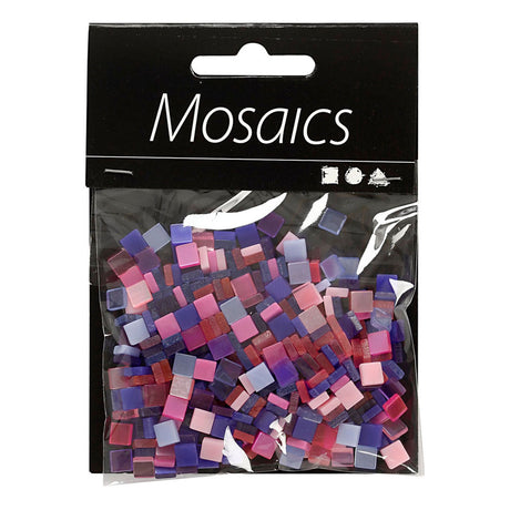Creativ Company Mini Mosaic Purple 10x10mm, 25 gram