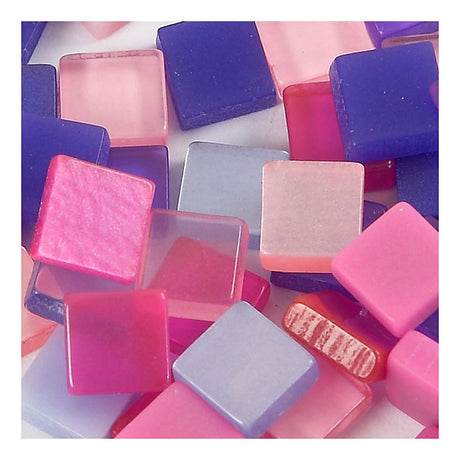 Creativ Company Mini Mosaic Purple 10x10mm, 25 gram