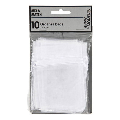 Creativ Company Organza Bags med fnuglukning