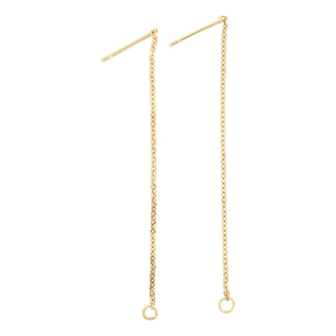 Creativ Company Earerings of Chain Gilded, 1 par