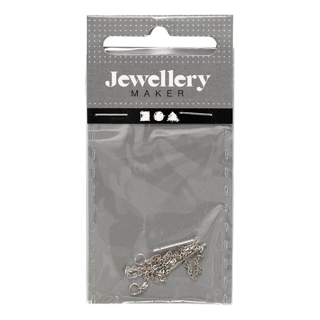 Creativ virksomhed https: www.cchobby.nl øreringe-from-chain-l-70-mm-silver-plated-1-pair