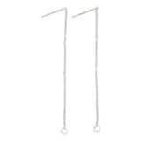 Creativ virksomhed https: www.cchobby.nl øreringe-from-chain-l-70-mm-silver-plated-1-pair