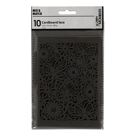 Creativ Company Pattern Carton Black, 10 ..
