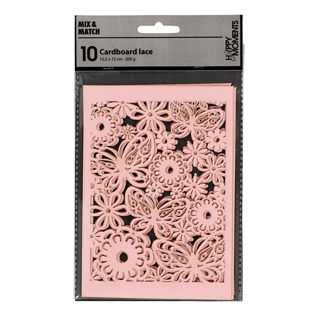 Creativ Company Pattern Carton Light Rood, 10 ..