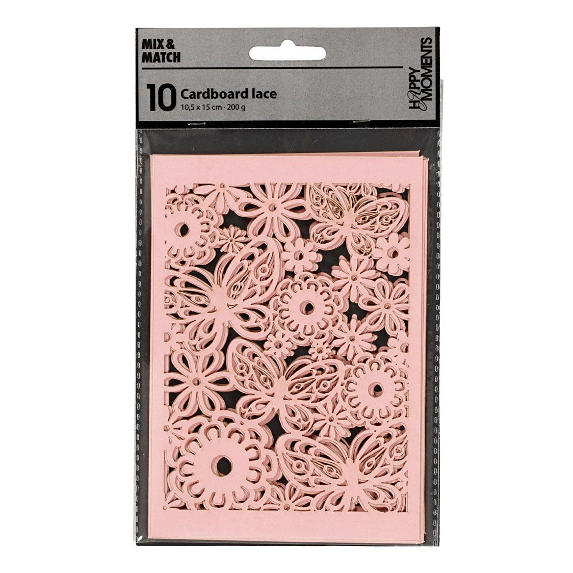 Creativ Company Pattern Carton Light Rood, 10 ..
