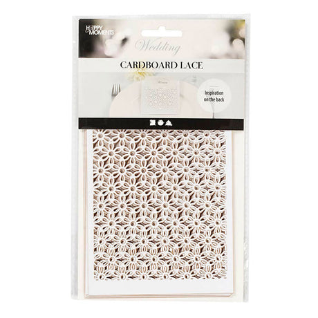 Creativ Company mønster karton off-white, 10 ..