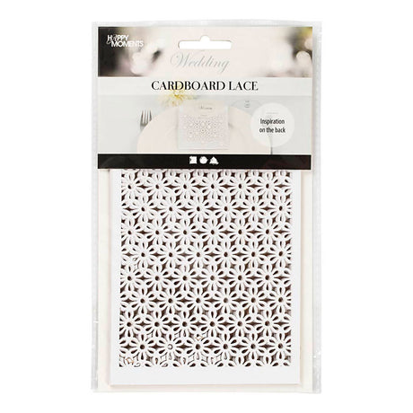 Creativ Company Mønster kartonblomster White, 10 ..