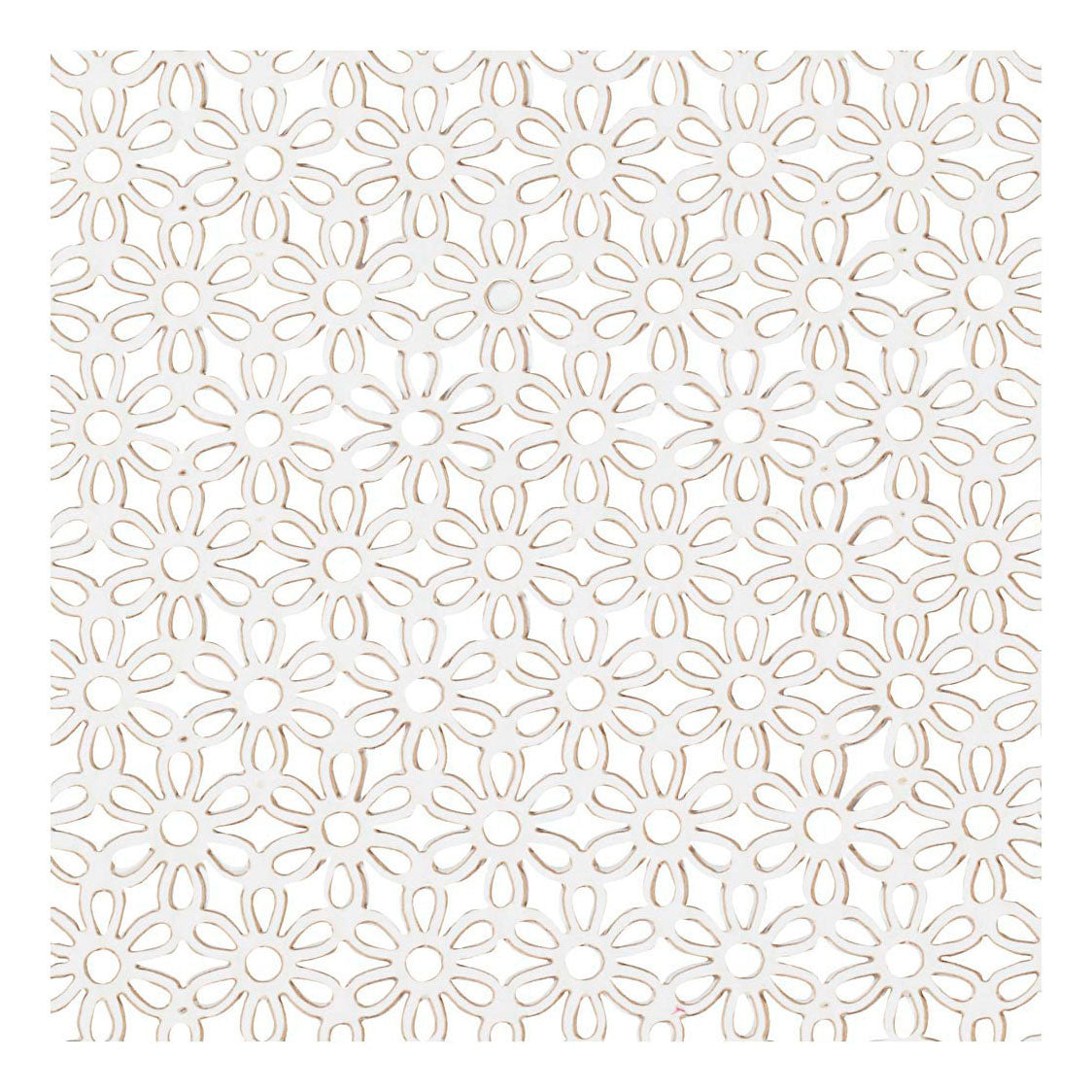 Creativ Company Mønster kartonblomster White, 10 ..
