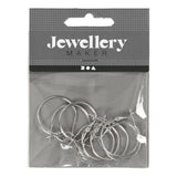 Creativ Company øreringe Silvered, 8 ..