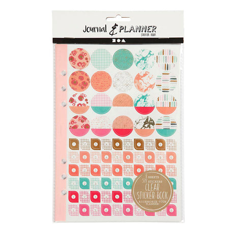 Creativ Company Stickerboek Aquarel A5 for Planner, 578st.
