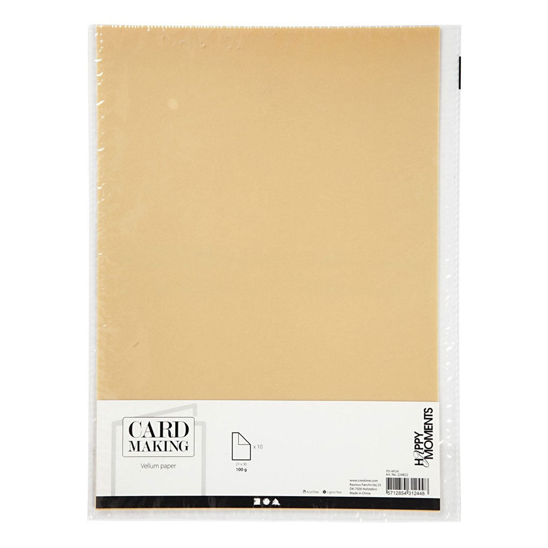 Creativ virksomhed https: www.cchobby.nl vellum papir-a4-ark-210x297-mm-100-gr-natural-10-vel-1-doos