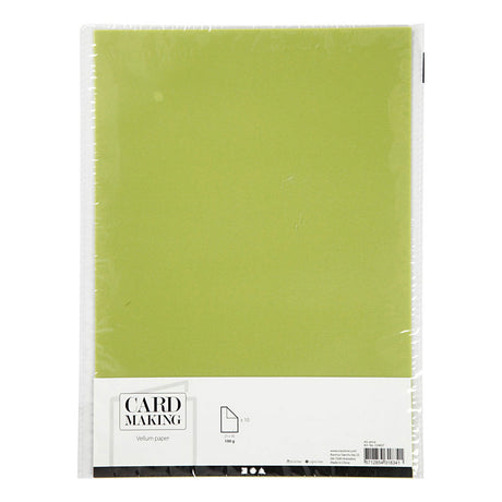 Creativ Company Vellum Paper A4 Light Green, 10 Sheets