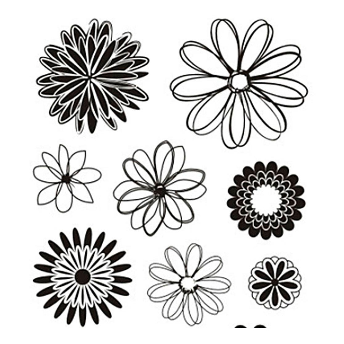 Creativ virksomhed https: www.cchobby.nl silikone-frimærker-blomster-ark-11x15-5-cm-1-ark