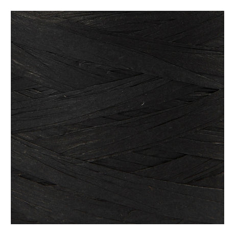 Creativ Company Paper Raffia garn sort, 100 m