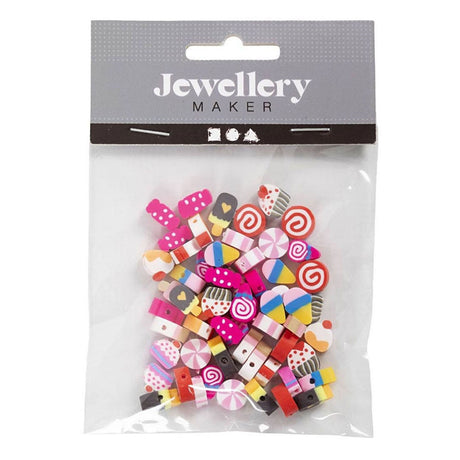Creativ firmafigur perler slik, 60 stk.