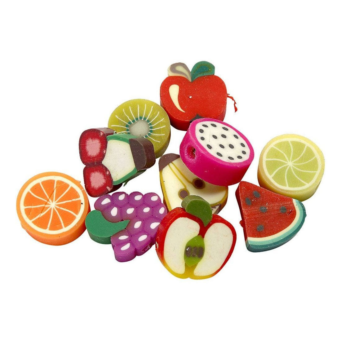 Creativ virksomhed http: www.cchobby.nl figure-beads-fruit-d-10-mm-hole-size-1-5-mm-60-piece-1-box