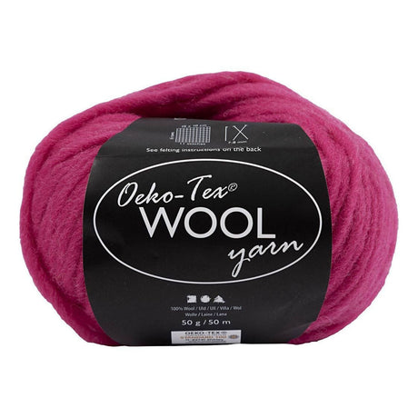Creativ Company Wool Garn Pink, 50m