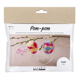 Creativ firma mini hobbysæt pompomæg, 2 stk. påske