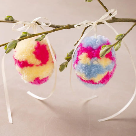 Creativ firma mini hobbysæt pompomæg, 2 stk. påske