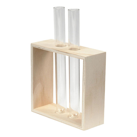 Creativ Company Wood Rack med reagensglas, 3dlg.