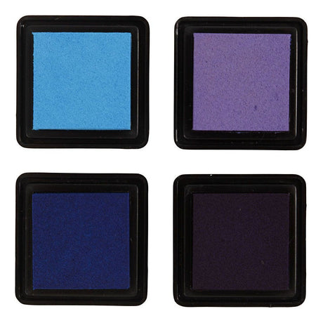 Creativ Company Stamp Ink Blue Tones Purple, 4st.