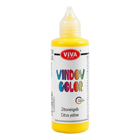 Creativ Company Window Color Sticker and Glass Paint Yellow, 90 ml