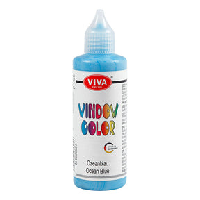 Creativ Company Window Color Sticker and Glass Paint - Light Blue, 90 ml