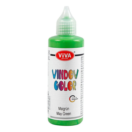 Creativ Company Window Color Sticker and Glass Paint - Light Green, 90 ml