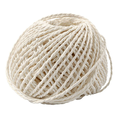 Creativ Company Paper Yarn White, 40m