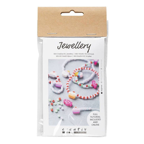 Creativ Company Mini Hobbyset smykker Elastisk armbånd og ring
