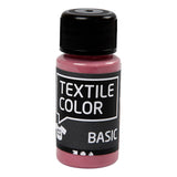 Creativ Company Textile Color Semi -Covering Textile Paint - Dark Pink, 50 ml