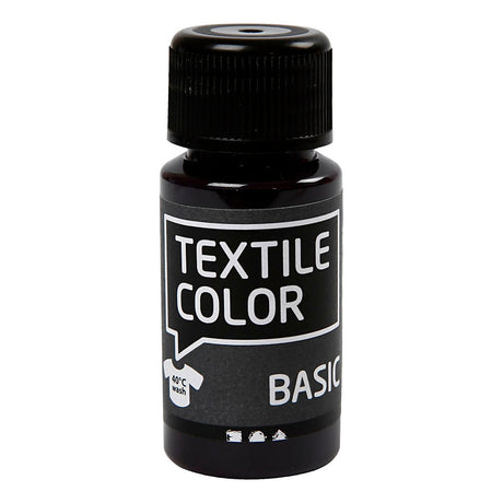 Creativ Company Textile Color Semi -Covering Textile Paint - Red Purple, 50 ml