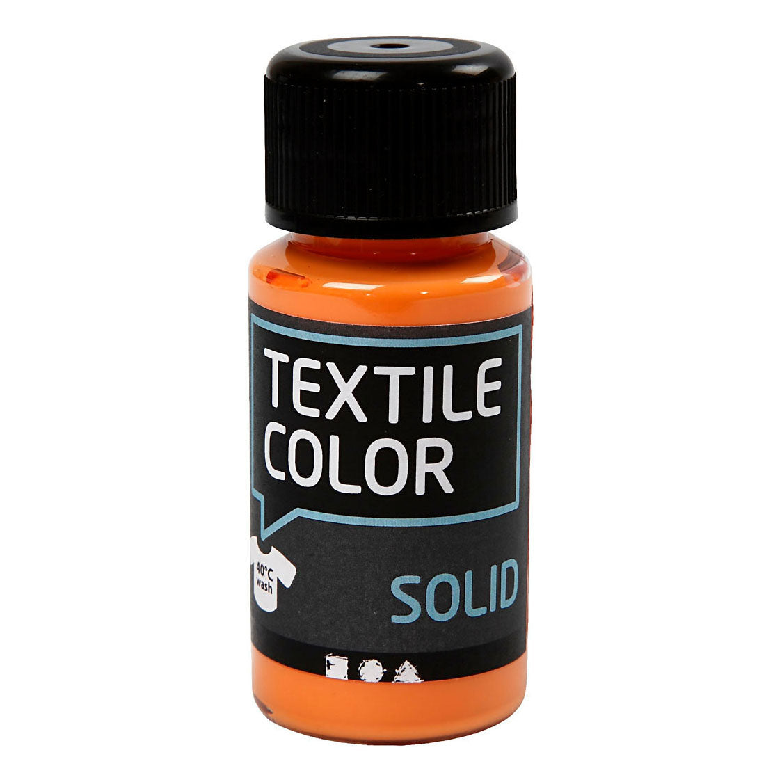 Creativ Company tekstilfarve, der dækker tekstilmaling - orange, 50 ml
