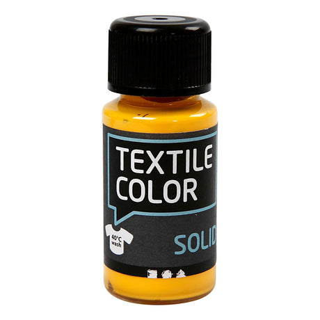 Creativ Company Textile Color -Covering Textile Maling - Geel, 50 ml