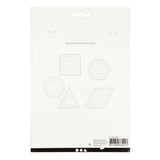 Creativ Company Cross Stitches Cardboard White Geometric, 20 ..