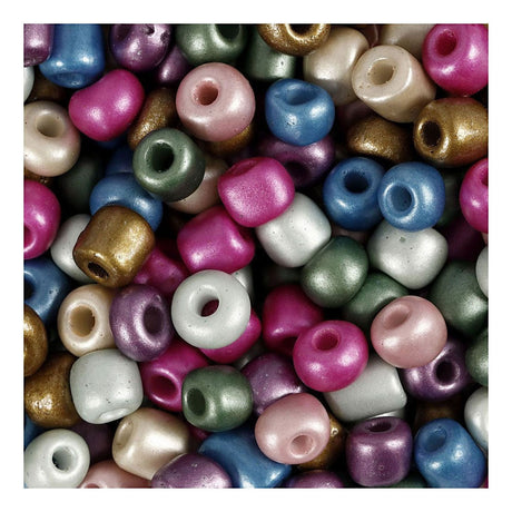 Creativ Company Rocailles metalliske farver, 130 gram