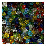 Creativ virksomhed https: www.cchobby.nl frø perler-d-4-mm-størrelse-6-0-holesize-0-9-1-2-mm-transparent-gloss-130-gr-1-doos